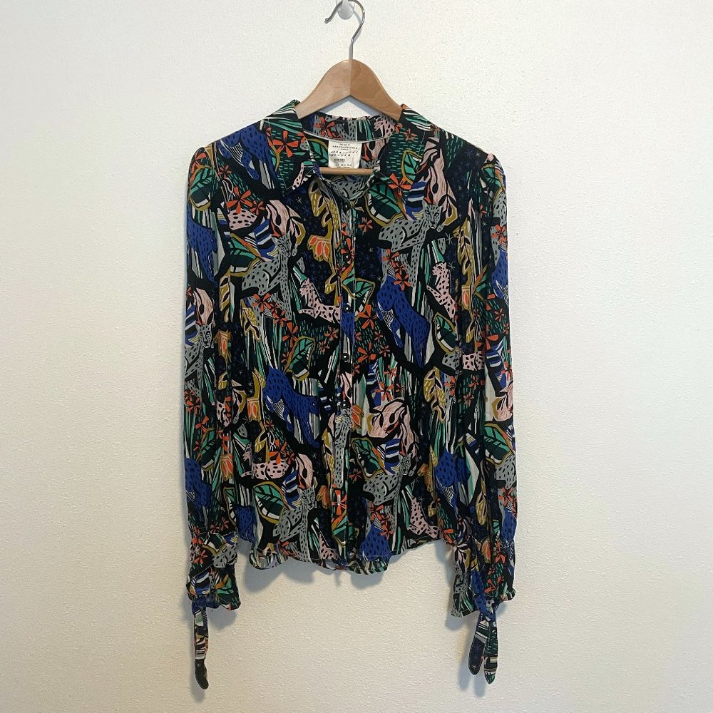 Anthropologie Printed Blouse